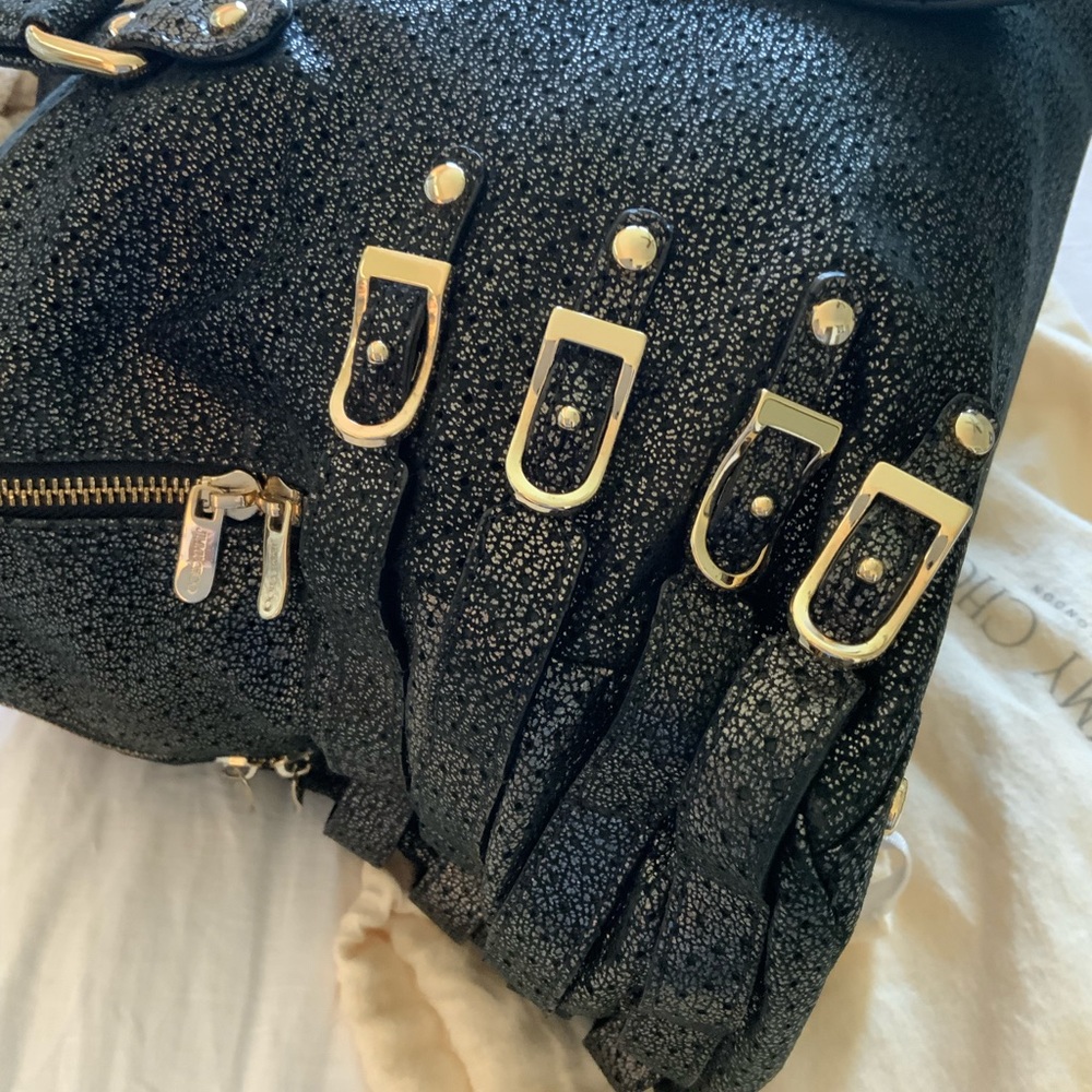 100% authentic jimmy Choo large bag❣️w/dust bag - Picture 9 of 16